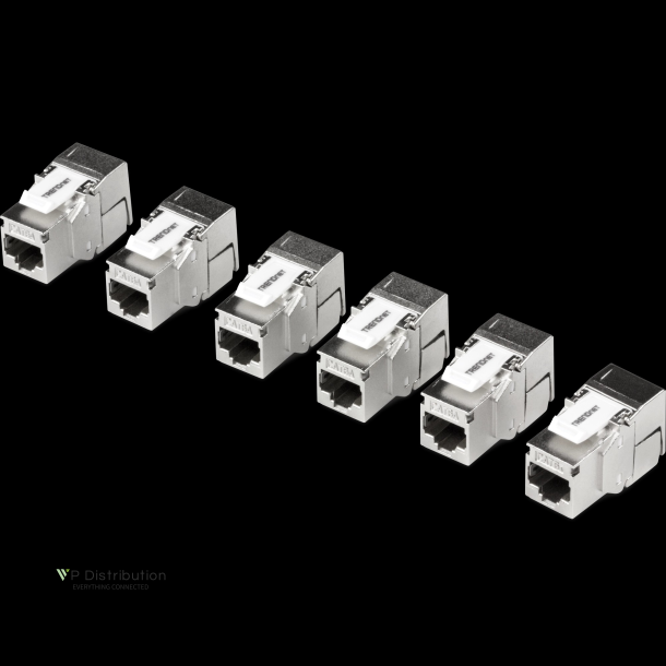 Trendnet 6 Pack Cat6a RJ-45 Shielded Keystone Jack