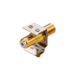 ROLINE RCA Keystone Coupler, Metal, white