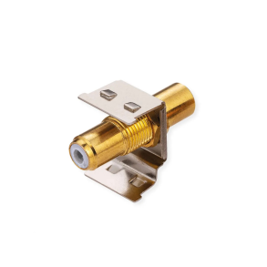 ROLINE RCA Keystone Coupler, Metal, white