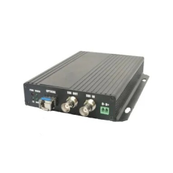 PeakOptical 1 ch. 3G-SDI to FC Simplex Transmitter 1x RS-422, SM, 20 km, Desktop, 12V 