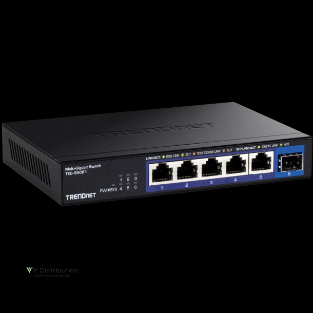 Trendnet 6-Port 2.5G Unmanaged Switch with 10G SFP+ Port