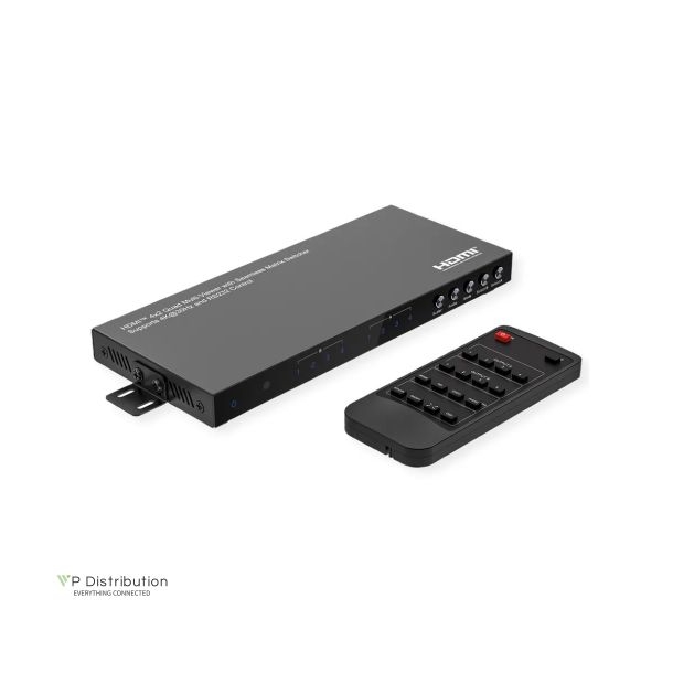 VALUE HDMI 4x2 Matrix, 4K30Hz QUAD MULTI-VIEWER