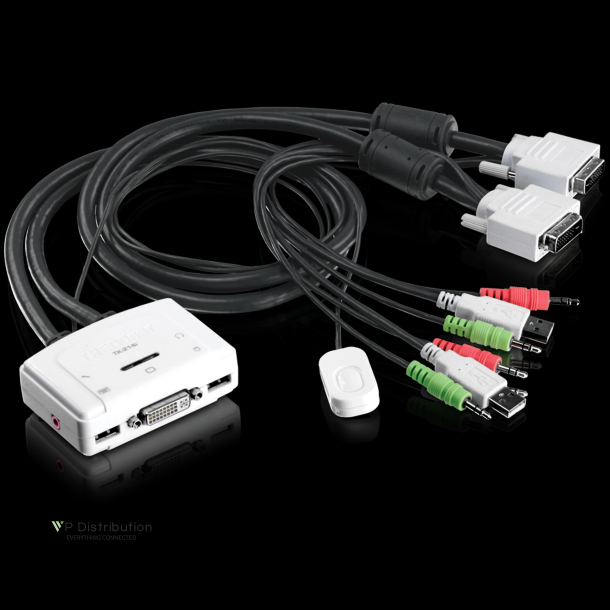 Trendnet 2-port DVI Audio KVM Switch