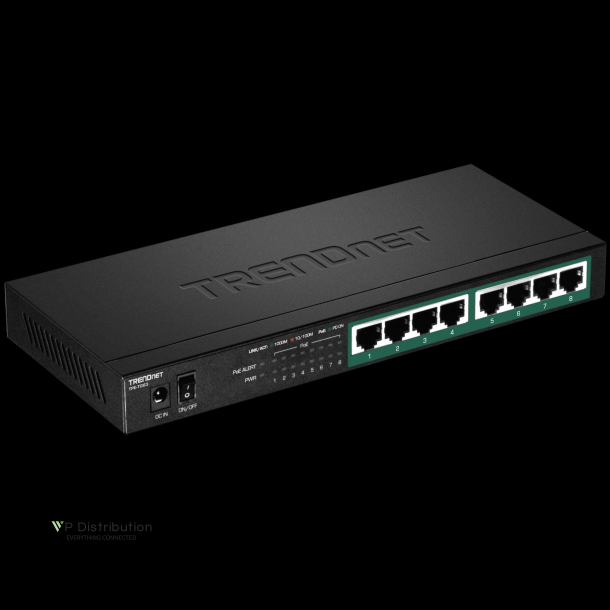 Trendnet 8-Port Gigabit PoE+ Switch (65W)