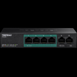 Trendnet 6-Port 10/100Mbps PoE+ Switch (60W)