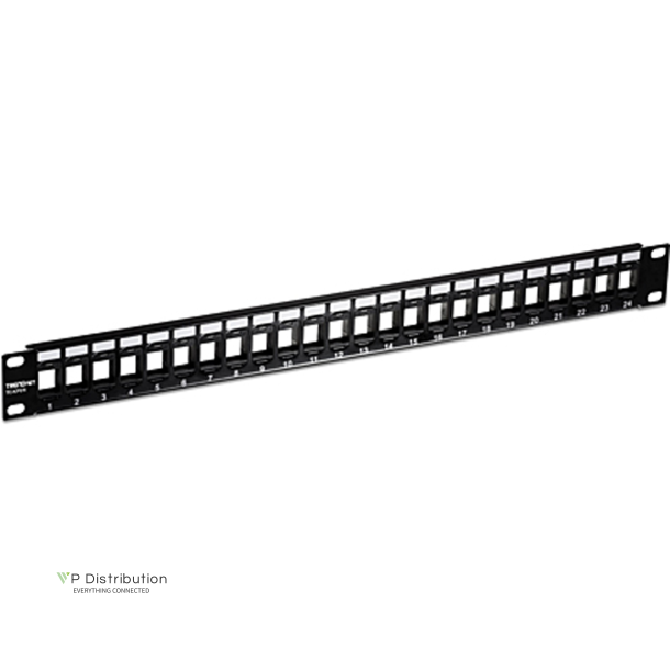Trendnet 24-Port Blank Keystone 1U Patch Panel