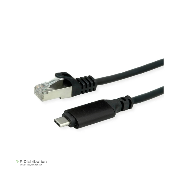 ROLINE USB3.2 Cable C-RJ45 (Gigabit Eth) , M/M, 3m