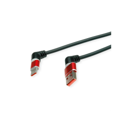 ROLINE USB2.0 360� Rotation Cable, A-C, M/M, 60W, 2m