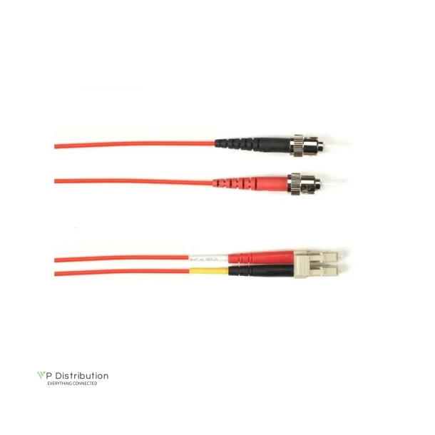 Black Box 10 GIG MM FO PATCH CABLE DUPLX, PVC, RD, STLC