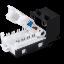 Trendnet 25 Pack Cat6 RJ-45 Keystone Jack, Black