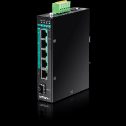 Trendnet 5-port Hardened Industrial Gigabit PoE+ Switch