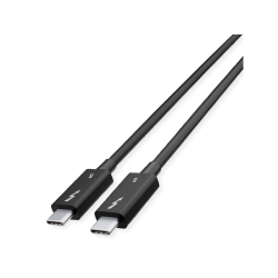 ROLINE Thunderbolt 5 Cable, C-C, 80G 240W, 8K pass., 0.8m