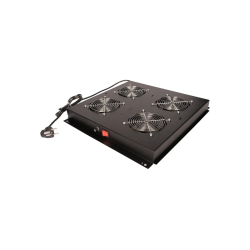 ROLINE 19" roof fan unit with 4 fans ON/OFF black