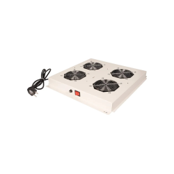 ROLINE 19" roof fan unit with 4 fans ON/OFF grey